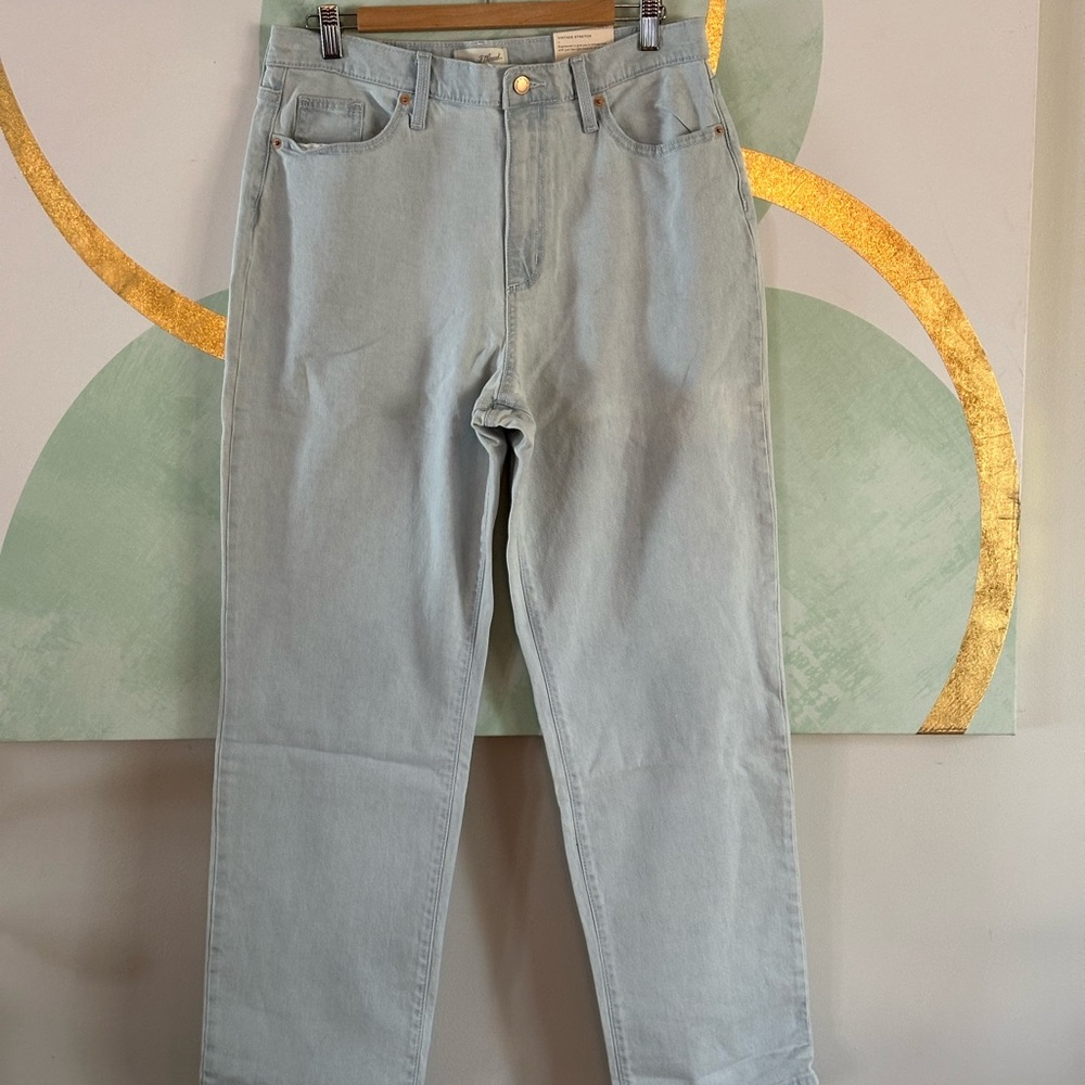Daily Thread Light Blue Denim Straight Jeans